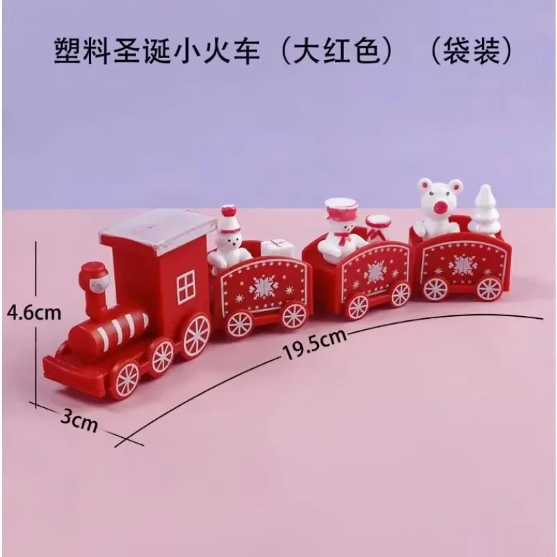 Christmas Train Merry Christmas Decorations Home Decor 2024 Cristmas Ornament Xmas Noel Gifts Happy New Year 2025