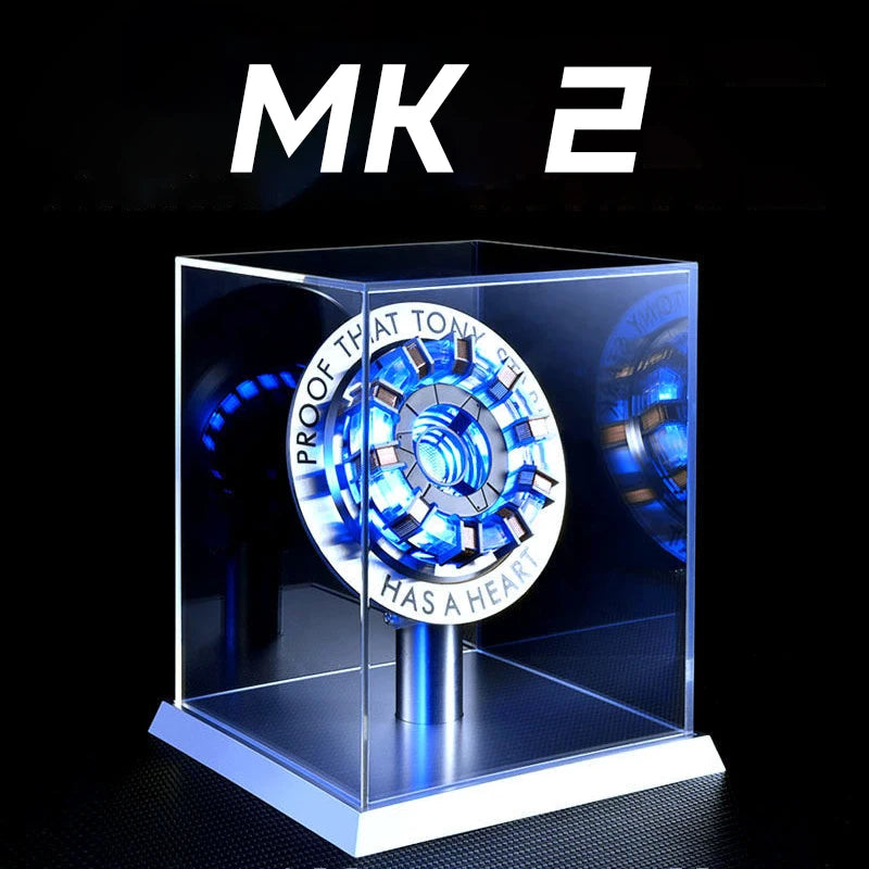 Stark MK1 Metal Alloy USB LED Lamp - Voice Control, PVD Surface, 18cm, Proof Tony Stark Has a Heart, Gift for Fans