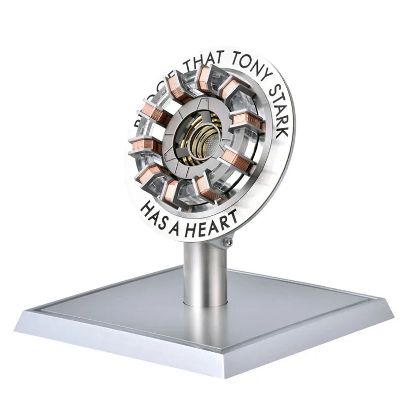 Stark MK1 Metal Alloy USB LED Lamp - Voice Control, PVD Surface, 18cm, Proof Tony Stark Has a Heart, Gift for Fans