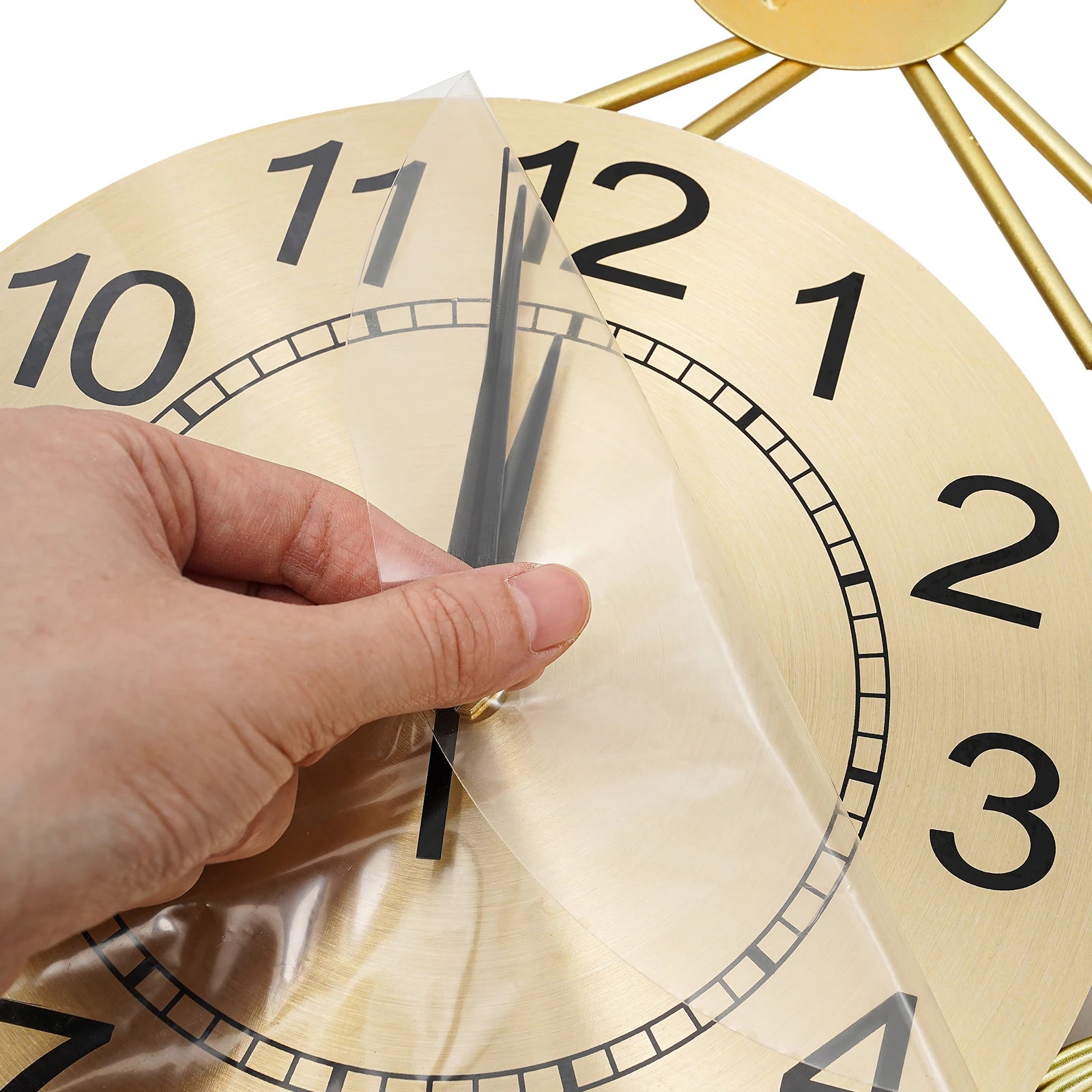 3D European Style Peacock Hanging Clock Wall-mounted Wall Clock Modern Decorative Wall Clock  for Office Home Indoor 70 * 65cm